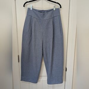 Stunning Baby Blue Horseshoe Cropped Trousers Size 8